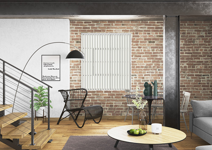 Treviso (Blackout), Eggshell - Vertical Blind - Image 8